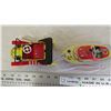 Image 2 : 2X THE BID PRICE - Tin toy car + boat
