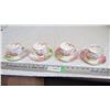 Royal Albert blossom time - 4 cups 4 saucers