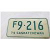 Image 2 : pair of 1974 Sask license plates