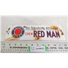 Redman porcelain sign - 3.5x11.75