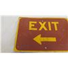 Image 2 : Exit aluminum sign - 17.75x12