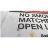 Image 3 : Danger No smoking aluminum sign - 12x18