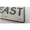 Image 3 : East aluminum sign - 11.75x17.75