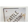 Image 2 : Cattle crossing aluminum sign - 24x24