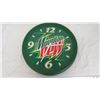 Image 2 : Mountain Dew battery powered clock - 18" diameter
