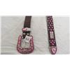 Image 2 : BHW genuine leather woman western belt (small)