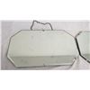 Image 2 : 2X THE BID PRICE - vintage mirrors - 13x22 - missing some clips