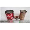 Image 1 : velvet tobacco tin + 2 other tins