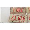 Image 2 : (4) 1973 sask license plates