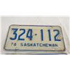 Image 2 : pair of 1976 sask license plates