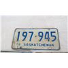 Image 2 : (3) 1976 sask license plates