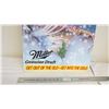 Image 3 : Miller Genuine Draft cardboard advertising - double sided - 24x33.5