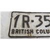 Image 2 : 1952 BC License Plate