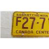 Image 2 : 1967 Sask License Plate