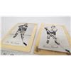 Image 3 : (2) vintage beehive hockey photo cards