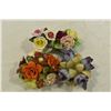 Image 2 : 4X THE BID PRICE – Miniature Porcelain Flowers Flower Ornaments