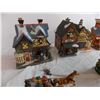 Image 6 : Ceramic Christmas Village Town diorama pieces