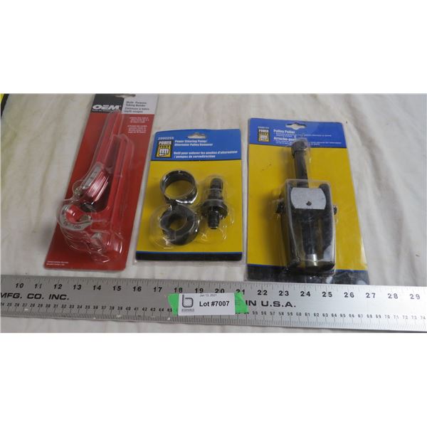 New multipurpose tubing bender, power steering, alternator pully remover + puller