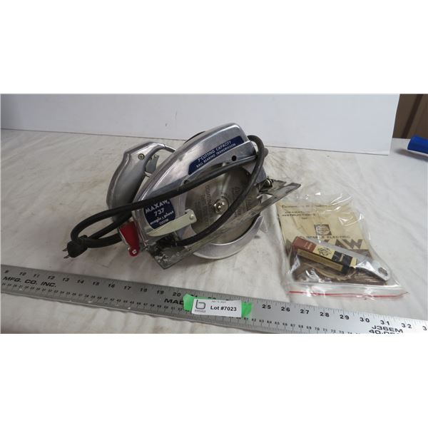Cummins Maxaw 737 custom 6 3/8 saw with manual (working)