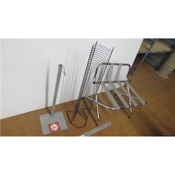 CD/DVD holder, guitar stand, outdoor chair