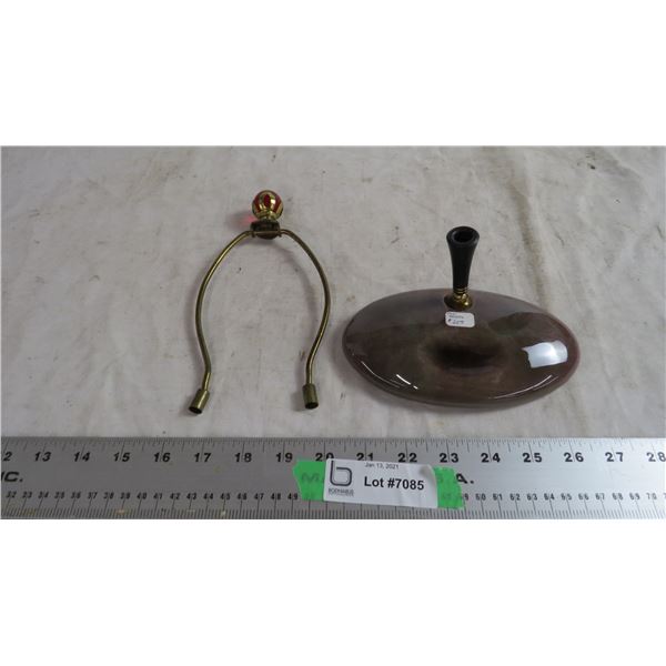 vintage pen holder + lamp piece