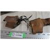 Image 5 : Motorcycle back belt, 1930's skalers ankle supports (pair)
