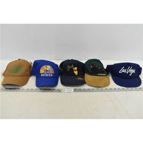 5 Assorted Hats