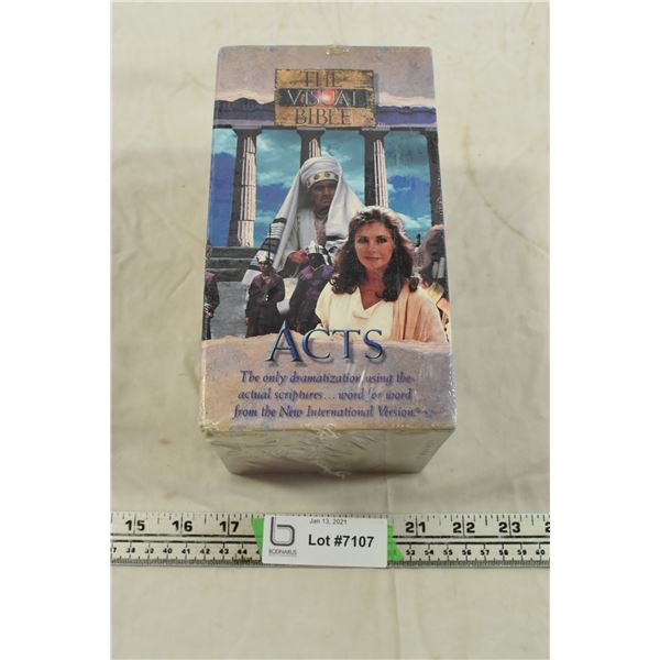 The Visual Bible VHS tapes - Sealed