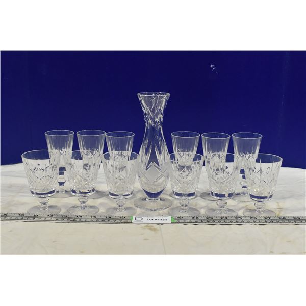 Crystal Glasses & Vase