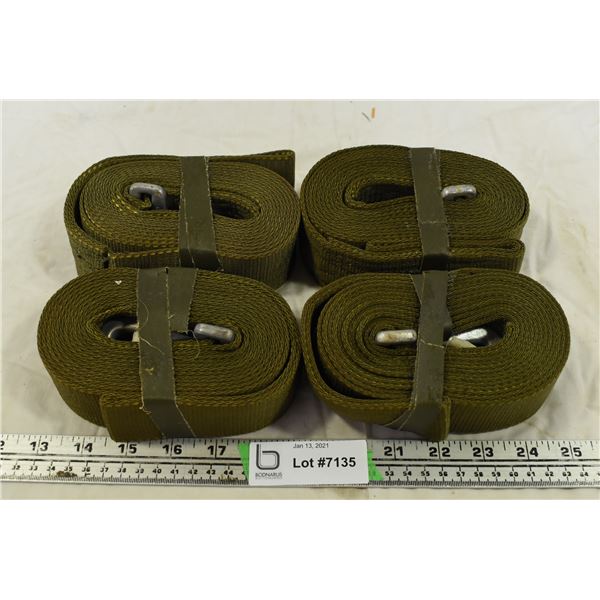 2X THE BID PRICE - 4 Heavy Duty Straps
