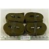 Image 1 : 2X THE BID PRICE - 4 Heavy Duty Straps