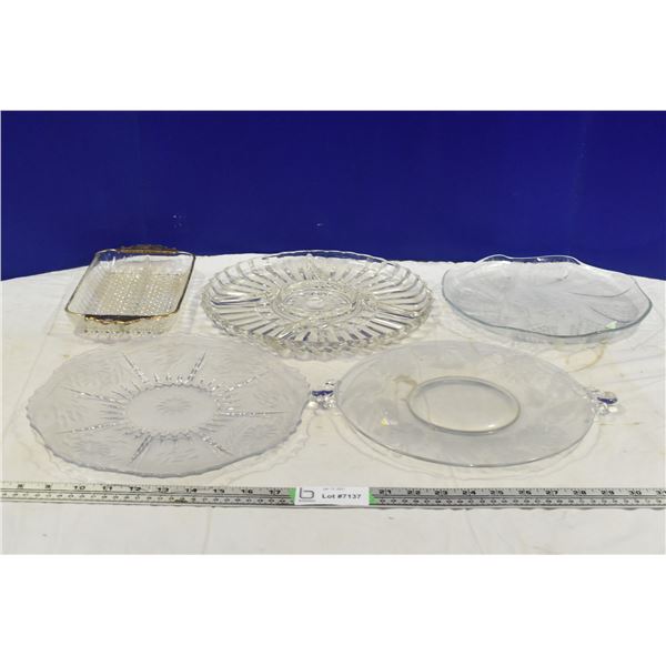 Glass Serving Trays