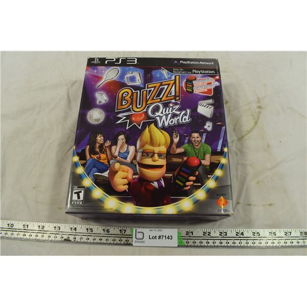 Buzz! Quiz World PS3 Video Game