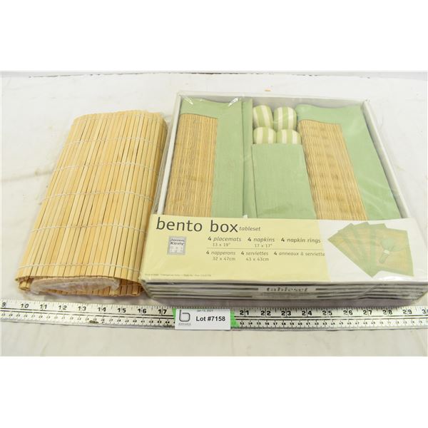 Bento Box Place Mats & Bamboo Place Mats
