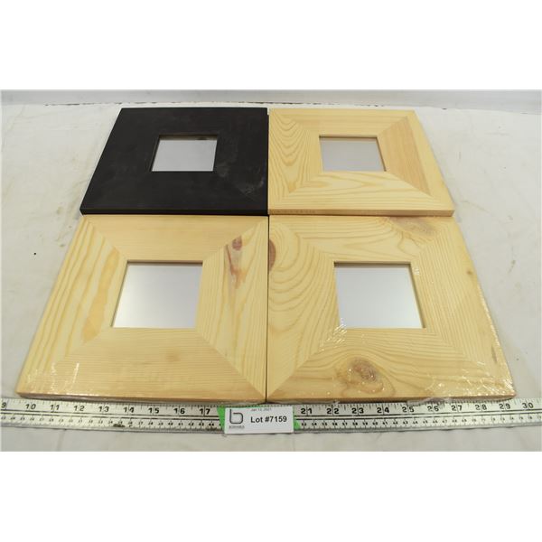 Wooden Frames w/ Mirrors