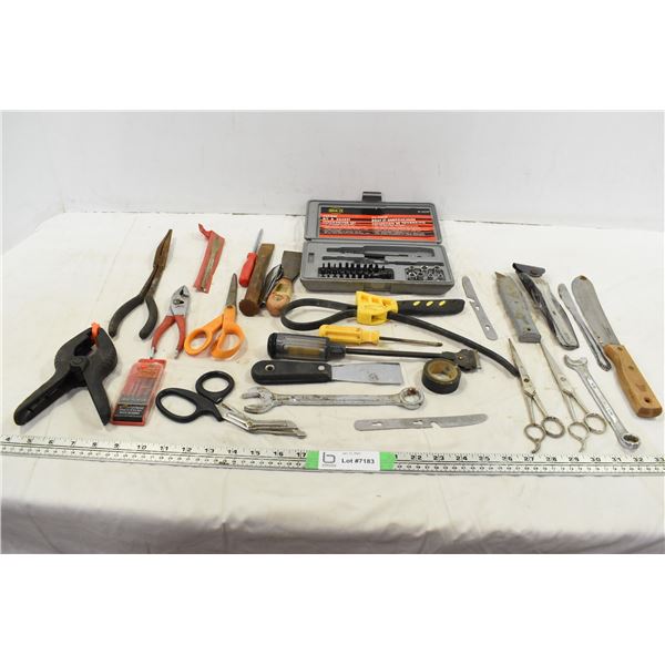 Drill Bits, Knives, Scissors & Other Misc. Tools