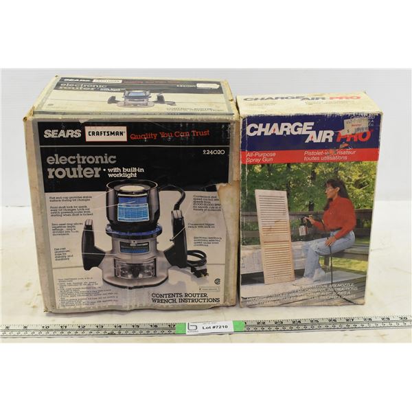 Electronic Router & All-Purpose Spray Gun
