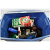 *Tote of Assorted Oils & Chemicals