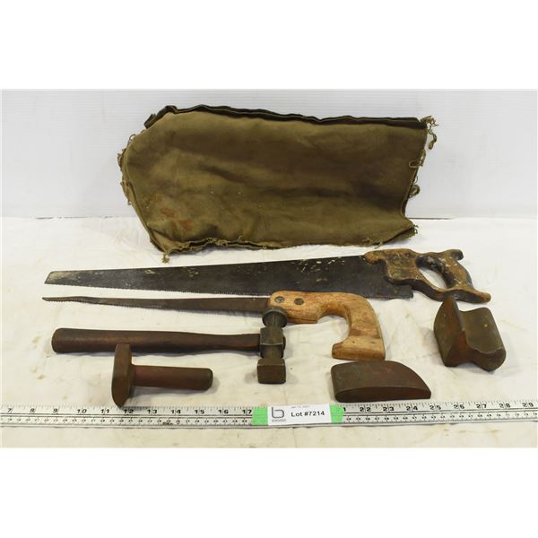 Saws, hammer & Iron Pieces