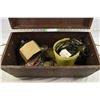 Wooden Toolbox w/ Tools