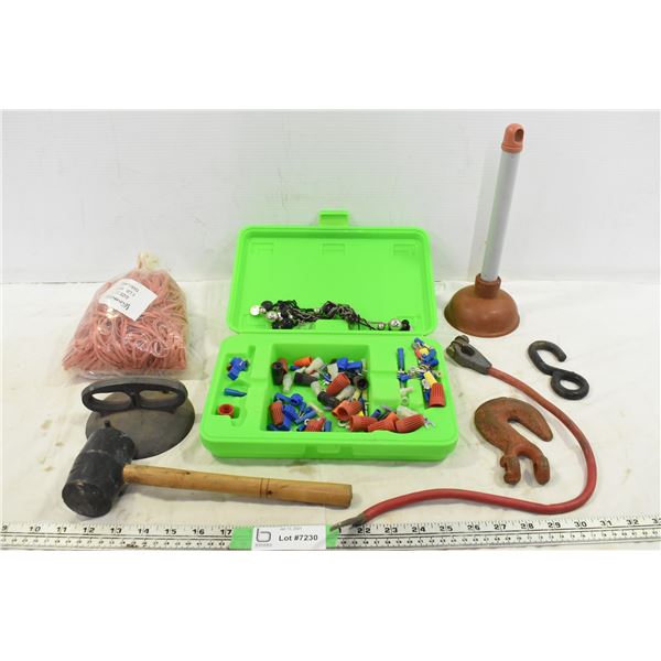 Misc. Electrical Items, Plungers, Mallet