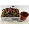 Booster Cable, Bucket & Misc. Items