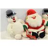 Image 2 : Frosty The Snowmen & Santa Dolls