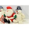 Image 3 : Frosty The Snowmen & Santa Dolls