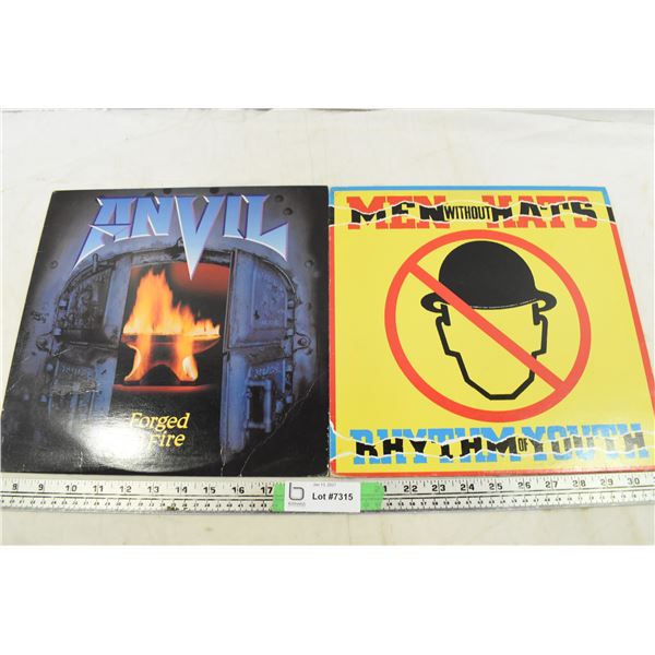 Men Without Hats & Anvil Vinyl Records