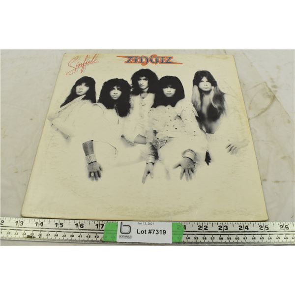 Angel – Sinful Vinyl Record