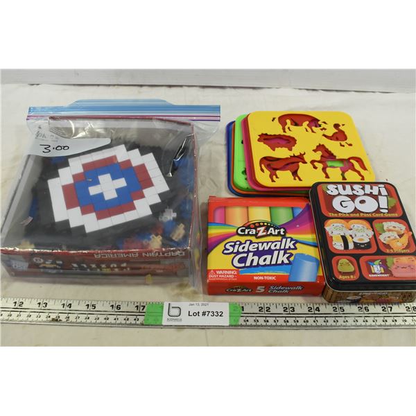 Chalk, Stencils, 2 Games