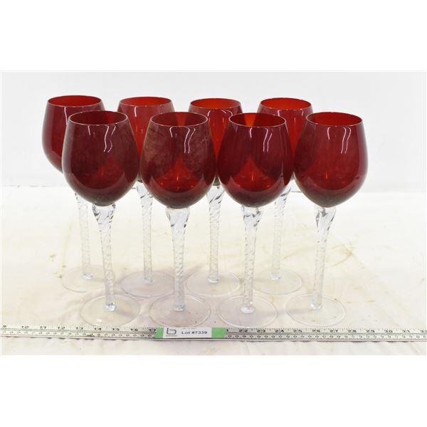 8 Red Wine Cups
