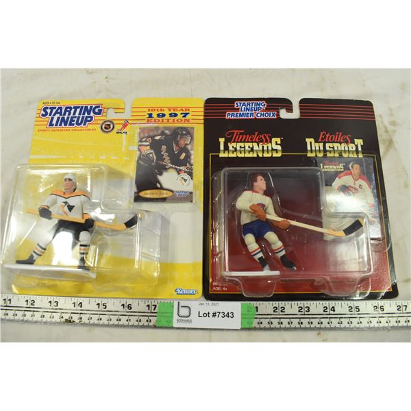 Jaromir Jagr & Jean Beliveau Starting Lineup Figures