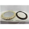 1 Circular Mirror & 1 Circular Frame